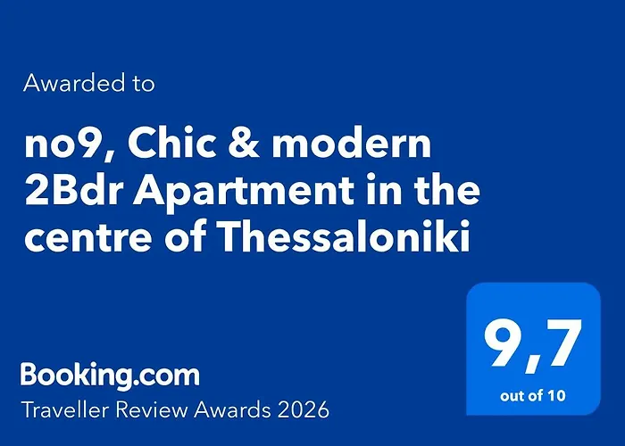 No9, Chic & Modern 2bdr In The Centre Of * Tessalónica